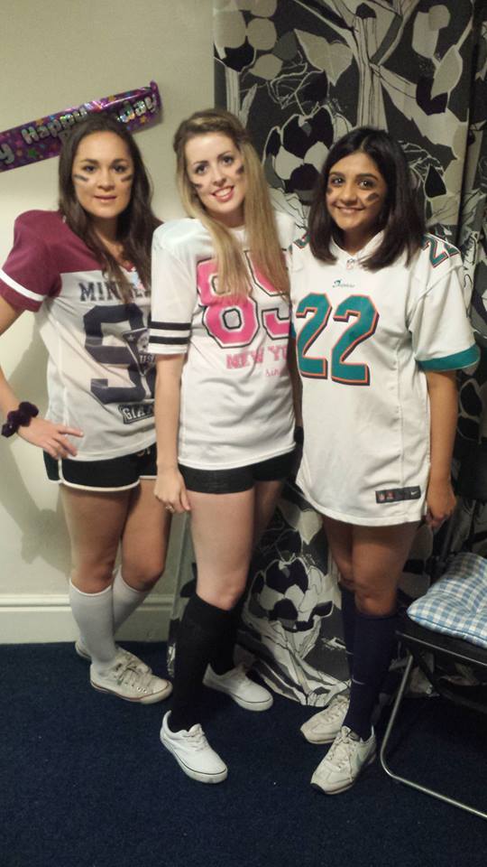 Women's cricket were confusing everyone dressed as American Football players