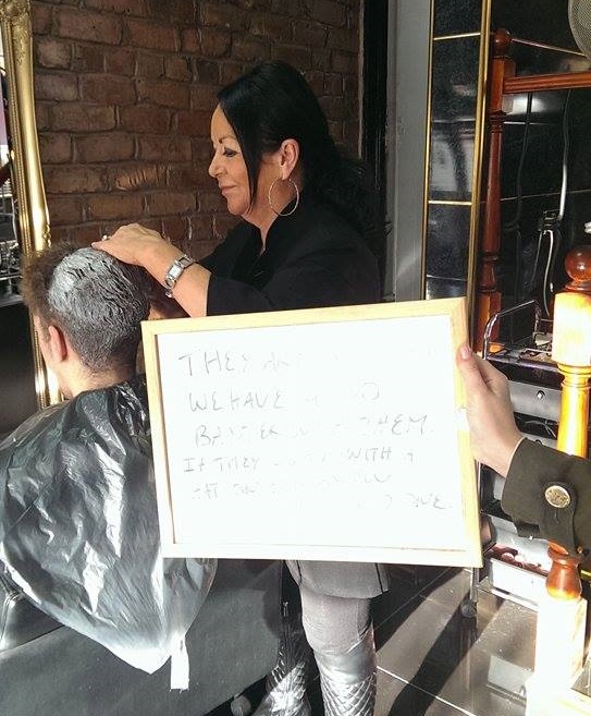 This lady doesn't discriminate based on gender in her shop