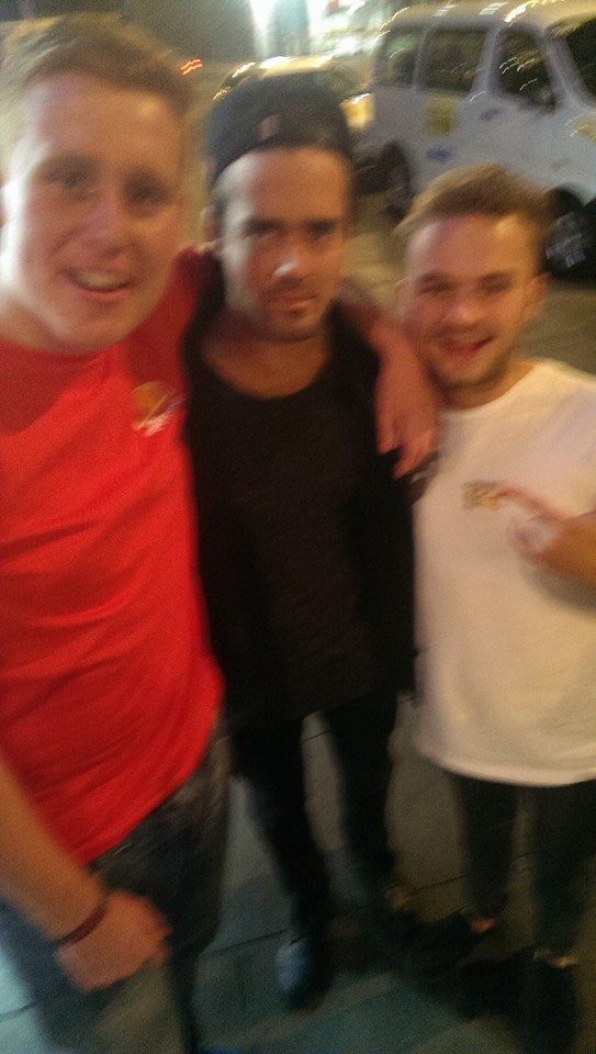Adam still finds time for the likes of Spenny Matthews, of course