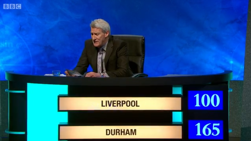 Disappointed Paxman. Imagine the stress of buying a Christmas present for him.