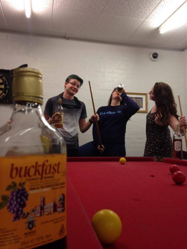 Don't get bucky on the baize!
