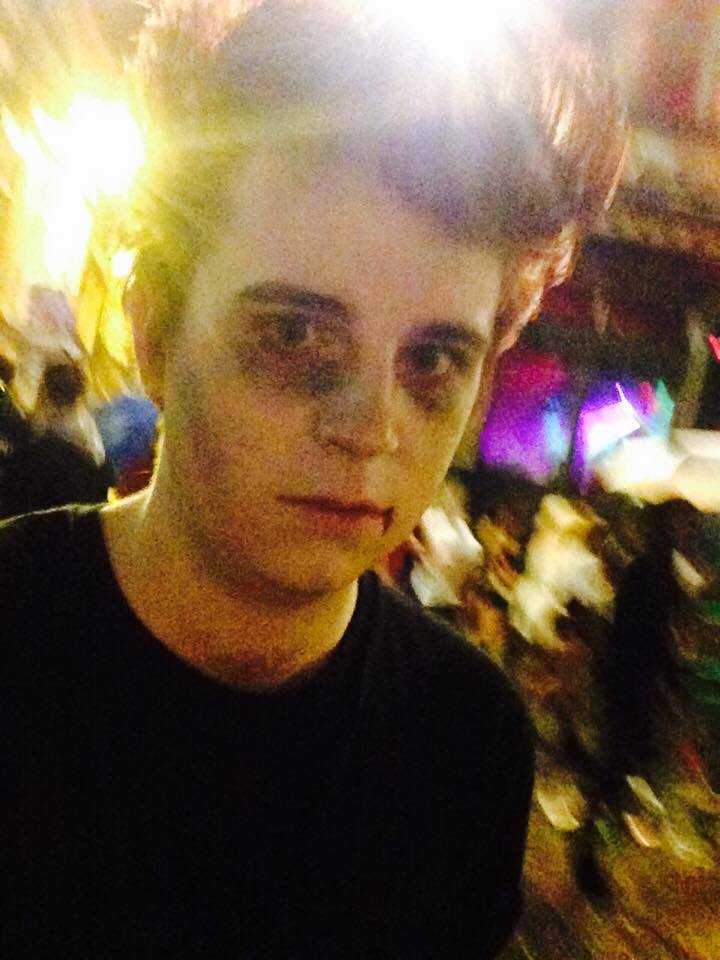 zombie halloween concert square