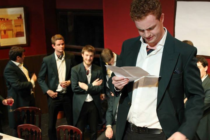 Leave a sordid note on his seat during the interval