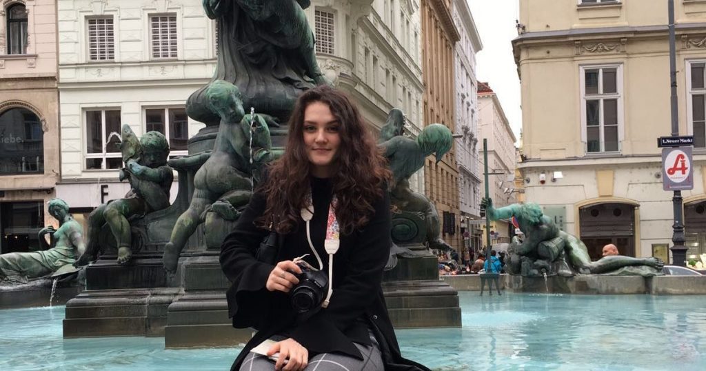 Image may contain: Water, Fountain, Statue, Sculpture, Art, Person, People, Human