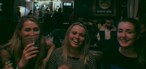 Image may contain: Meal, Club, Food, Food Court, Interior Design, Indoors, Restaurant, Bar Counter, Pub, Night Life, Human, Person