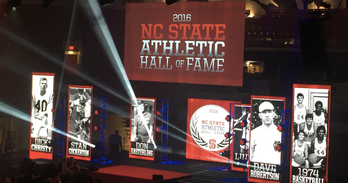Reynolds Coliseum Hall of Fame induction unites the Wolfpack family