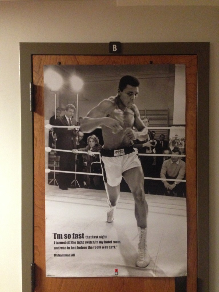 I recommend obtaining posters that can provide you with much-needed last minute motivation before a mad dash to Munchie