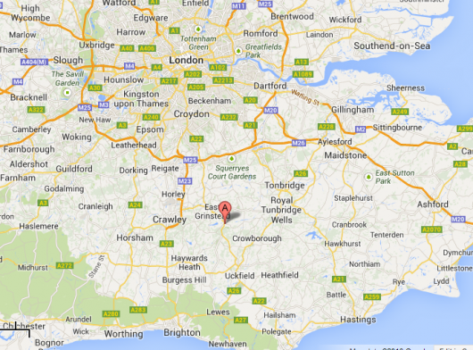9:30 Teams have been dropped off near Forest Row in Sussex: