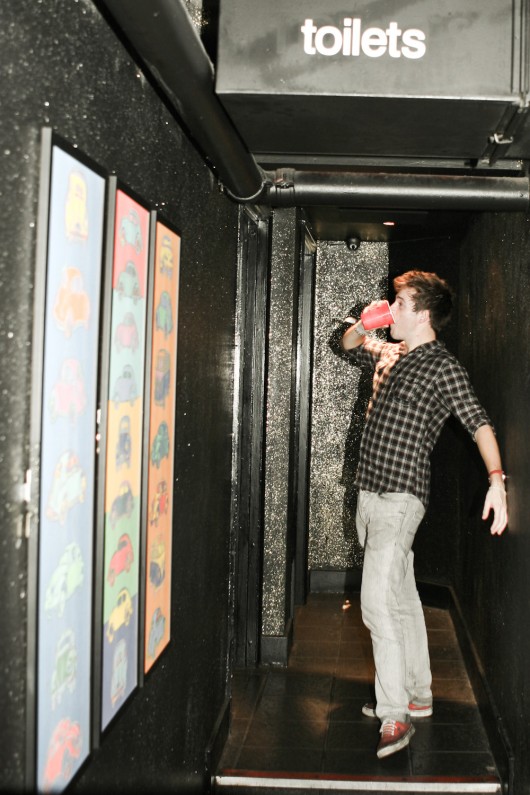 ...when you needed to moonwalk your drink out of the toilet