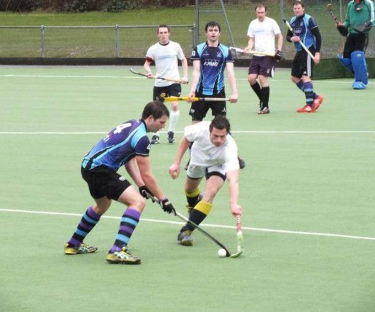 Man of the Match Chris Bentley in action against Accies.