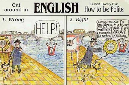 How we should behave...