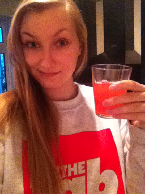 Sometimes I'm quite happy with a soft drink, actually