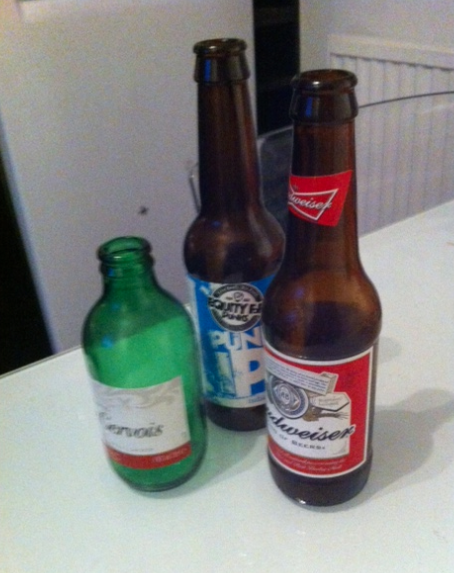 Here's the remains of what I drank this month #notverycrunk #turndown