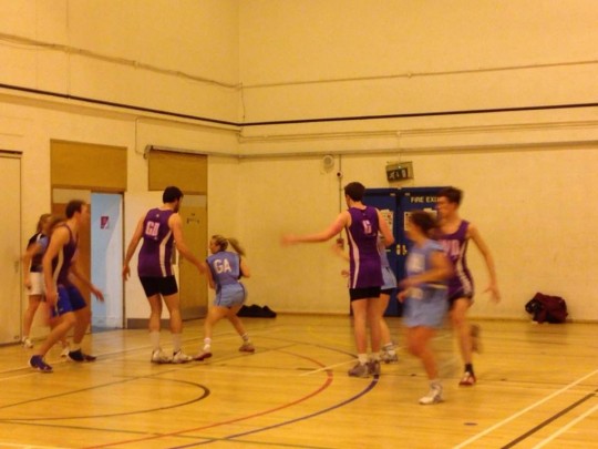 Despite being half their height, goal attack and 1s captain Hannah Button still got plenty of goals in.