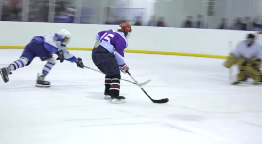 UCL going for goal in last year's London Ice Varsity