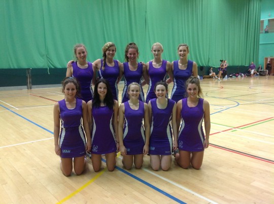 Alice (top centre) with the 1st team