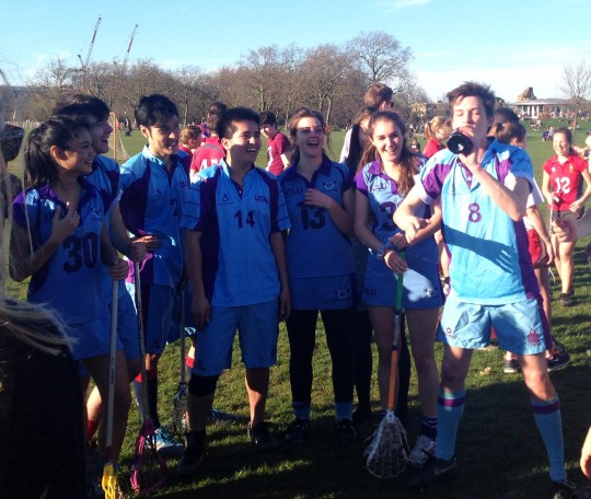 Tab Man of the Match Ethan celebrates with some well-deserved Champagne