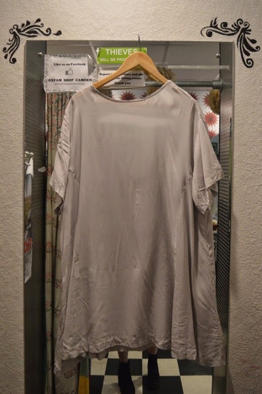 White Silk Dress - £10.99