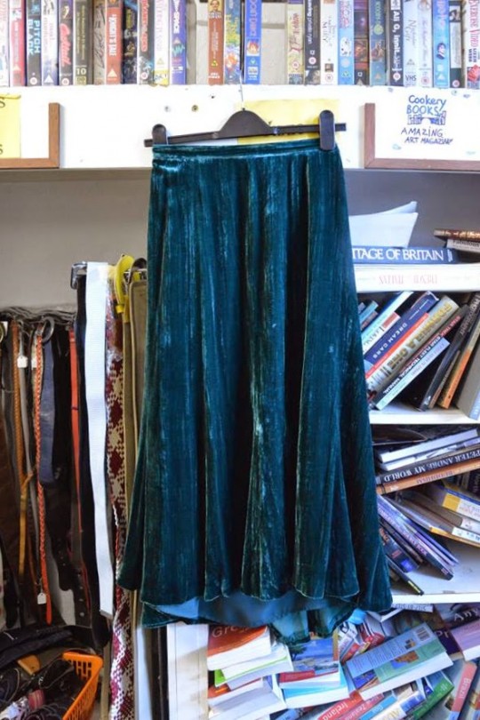 Velvet Midi Skirt - £6.00, Mind in Camden