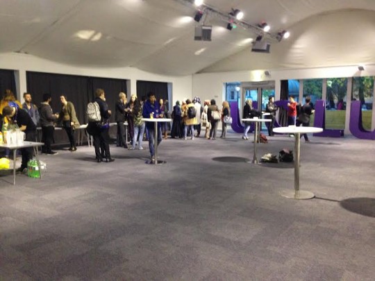 The results party: easily mistaken for an Ibiza megaclub