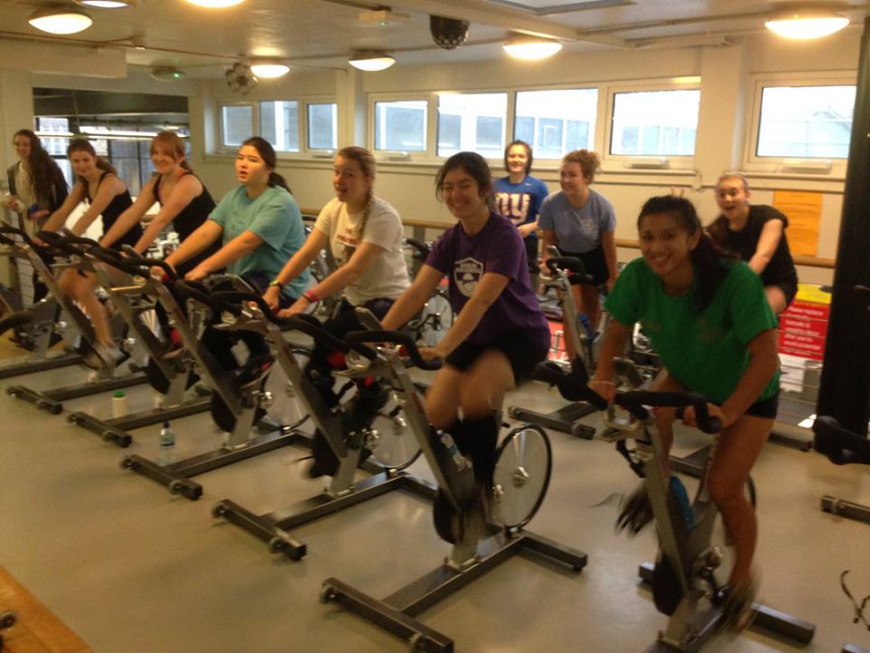 UCLUWRFC somehow enjoying Bloomsbury Fitness