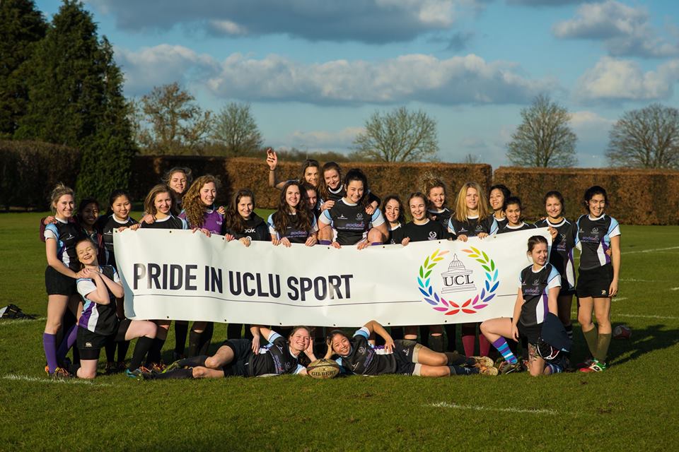 Women's Rugby supporting Pride in Sport