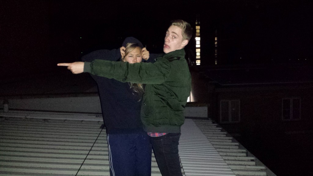 Vintage Schafer rooftop shot