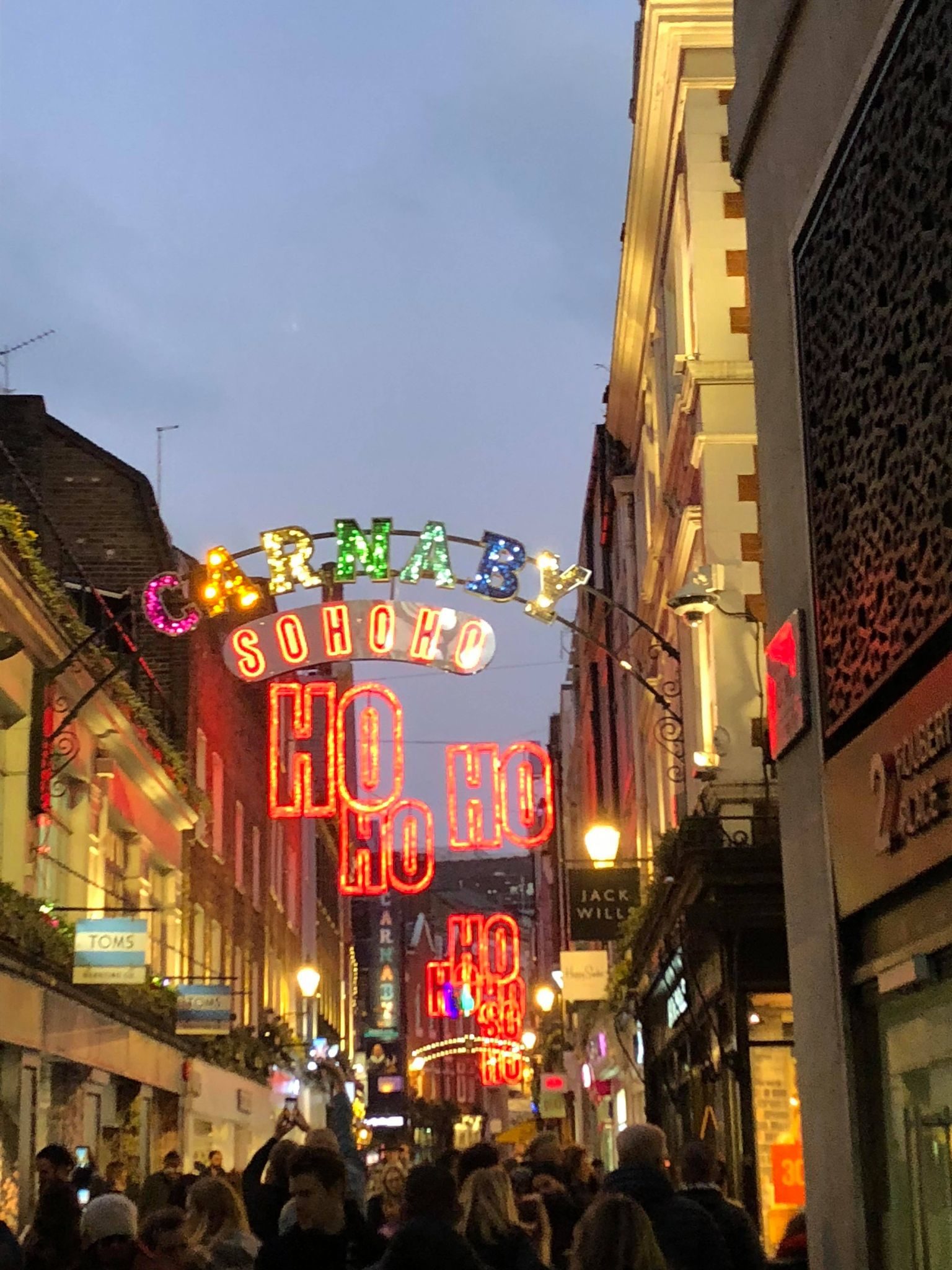 London Christmas Lights Carnaby Street