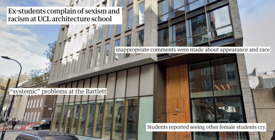 UCL appoints external agency to investigateand sexist