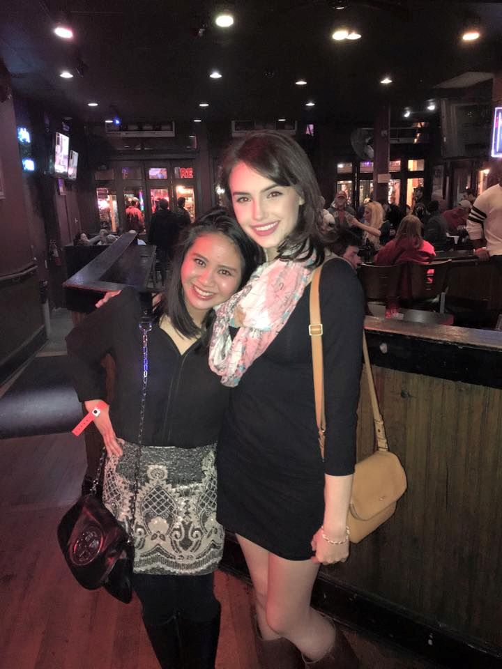 At Club 152 on my best friend's birthday.