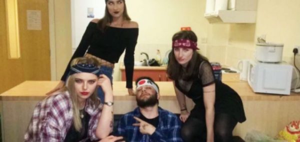 Image may contain: Bottle, Party, Person, People, Human