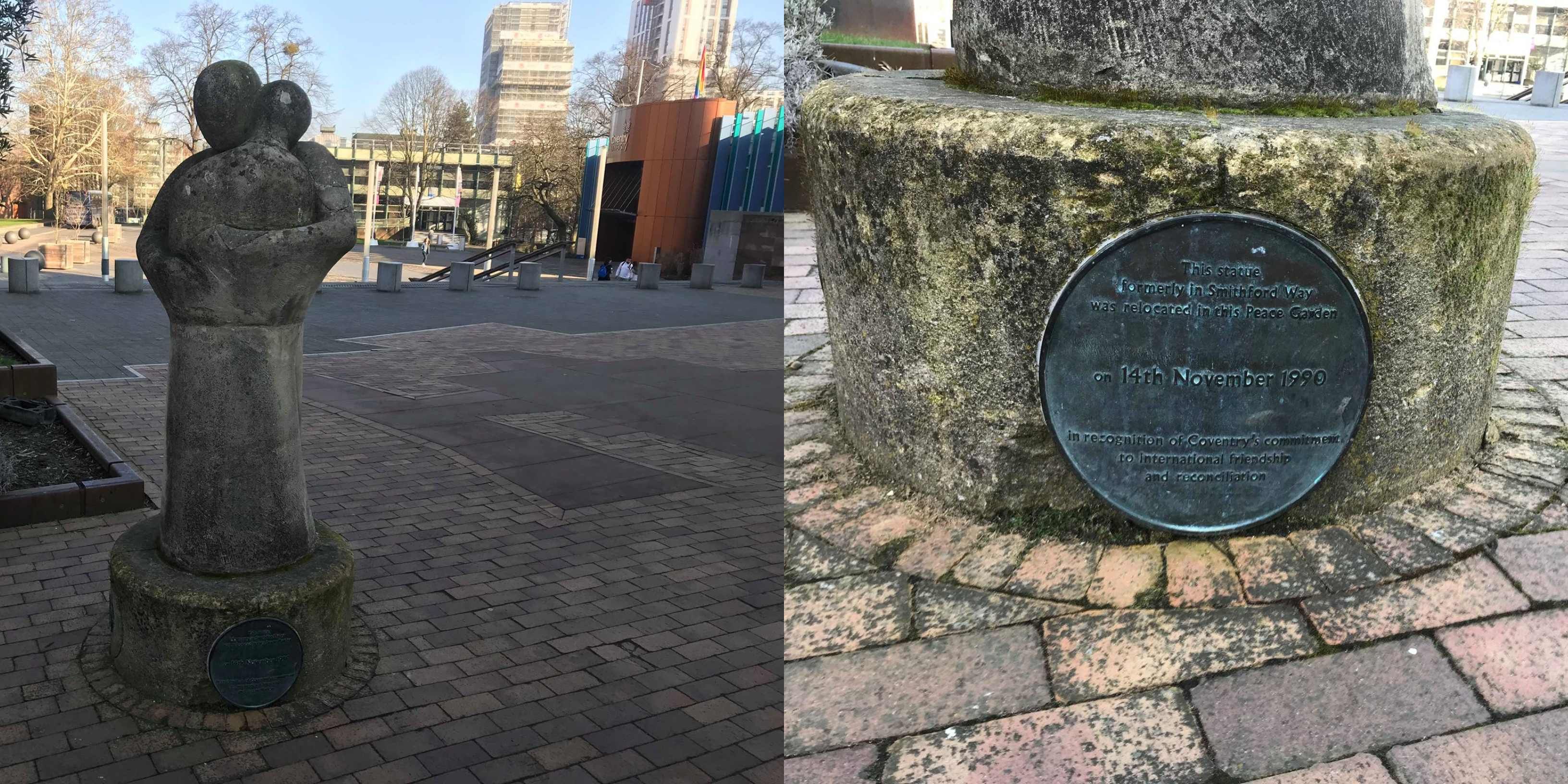 Image may contain: Plaque, Slate, Person, Human, Path, Walkway, Flagstone