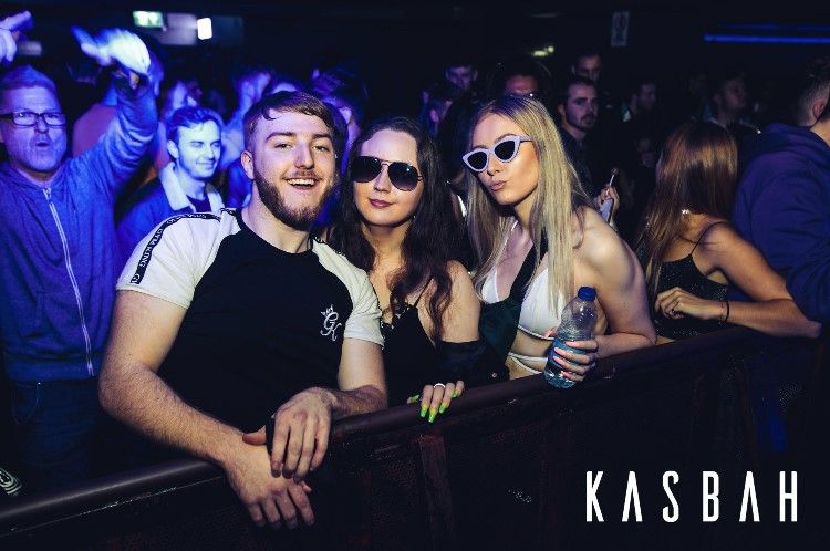 Image may contain: Face, Night Club, Club, Night Life, Party, Accessories, Accessory, Sunglasses, Human, Person
