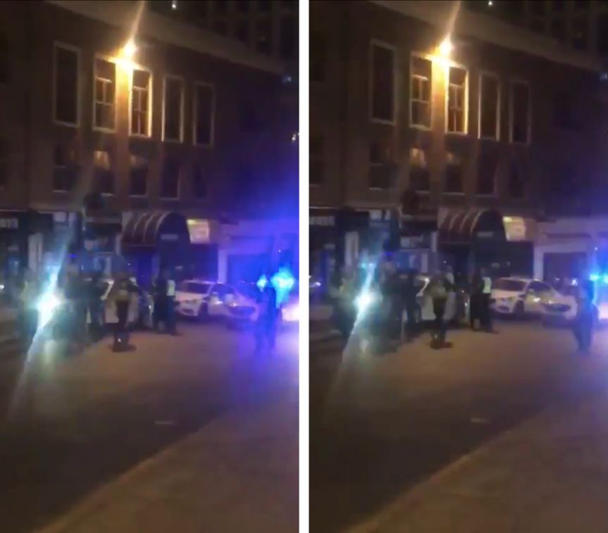 Image may contain: Metropolis, Duel, Town, City, Urban, Building, Night Life, Pedestrian, Transportation, Car, Automobile, Vehicle, Human, Person, Flare, Light, Lighting