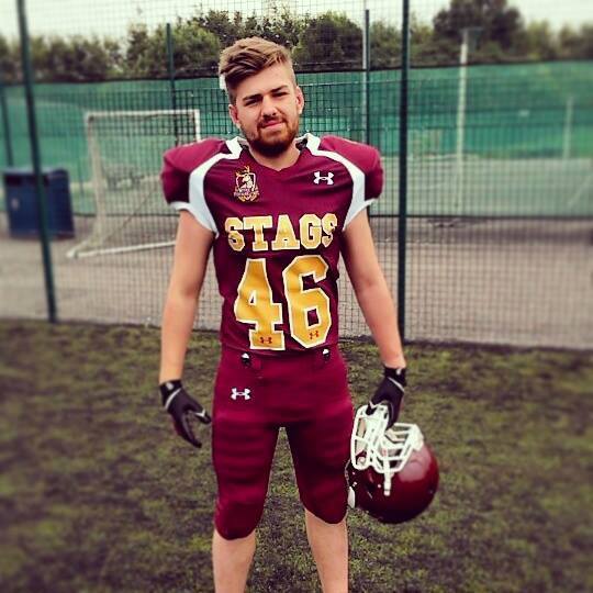 In a confident mood: Lewis John Kelly is ready for Varsity