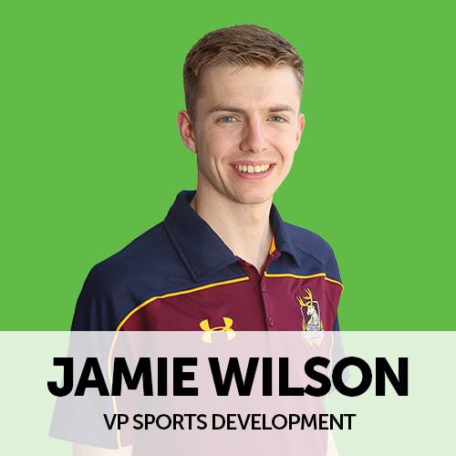 Main Man: Jamie Wilson plays a leading role in organising this years Varsity
