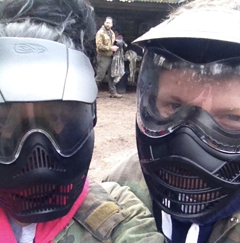 Paint balling on Valentine's Day. Just No.