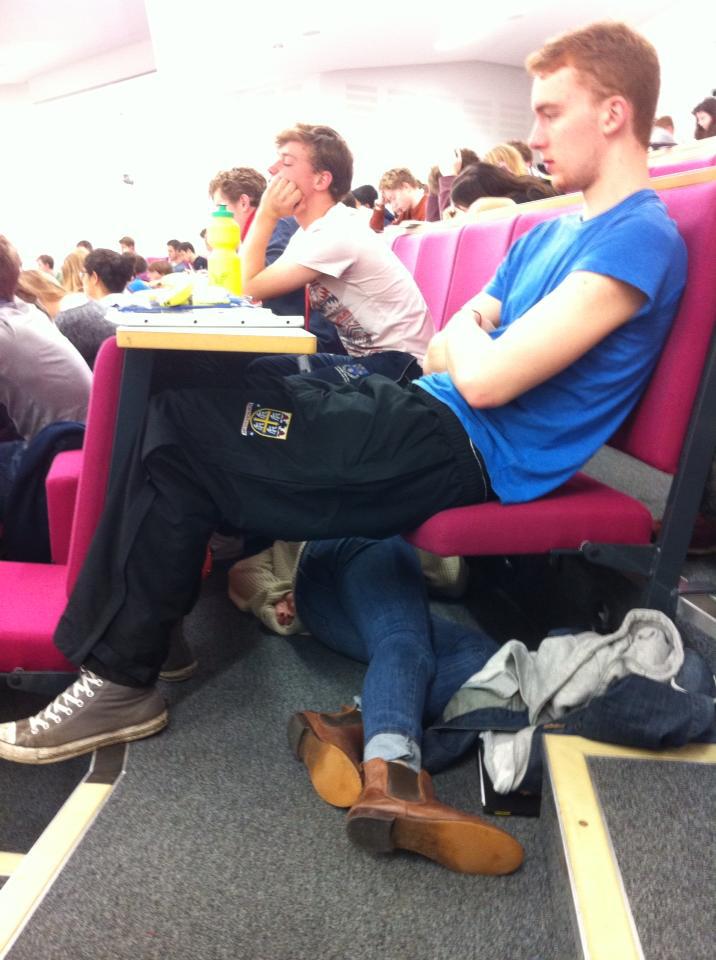 When your lecturer asks a question