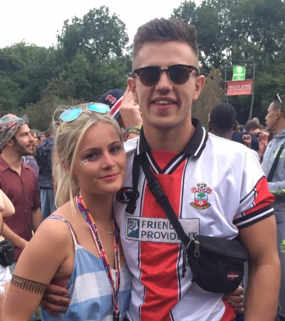 Mac and his girlfriend Fleur Gollogly