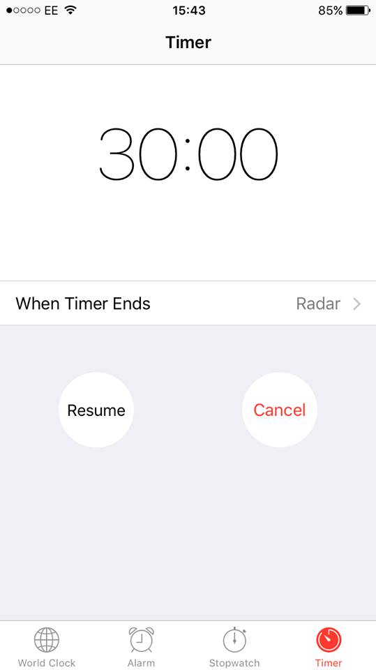 Perfect Timing: Give yourself a set time frame to work in