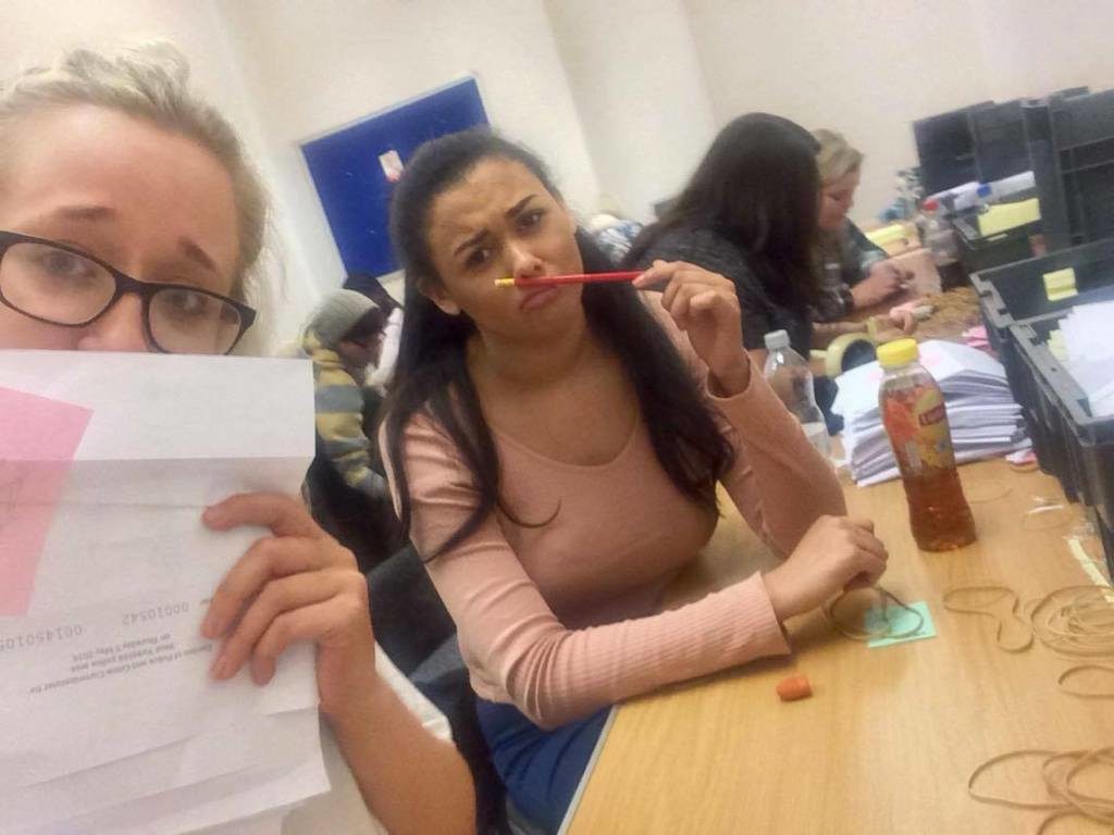 Fun and games: Whilst some people try to work hard, others just want to mess around