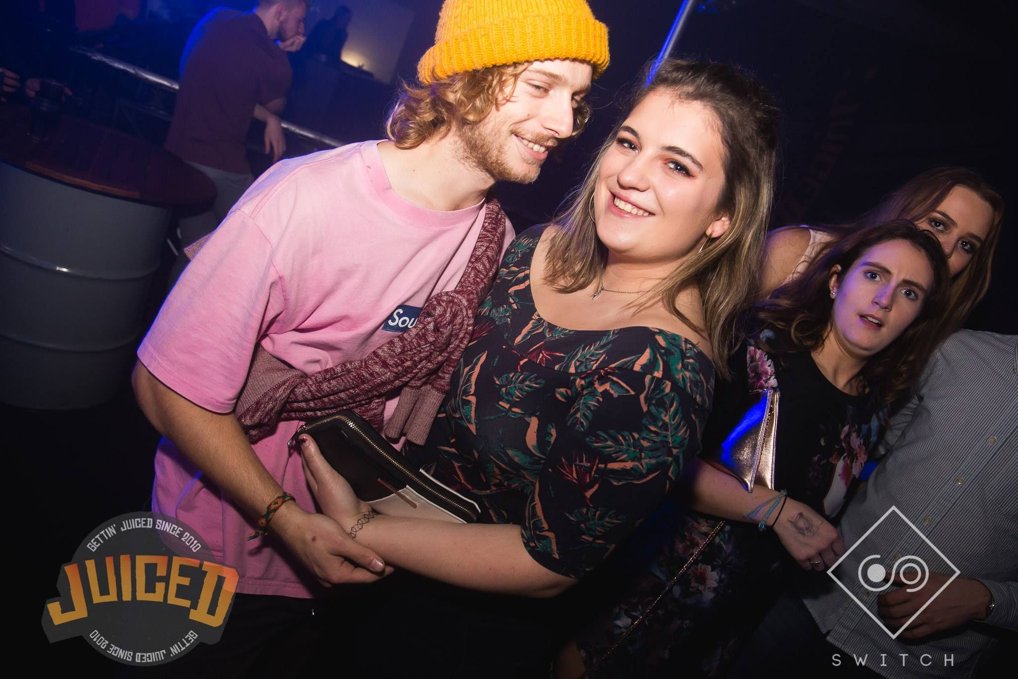 Image may contain: Party, Leisure Activities, Apparel, Clothing, Hat, Night Life, Night Club, Club, Person, Human