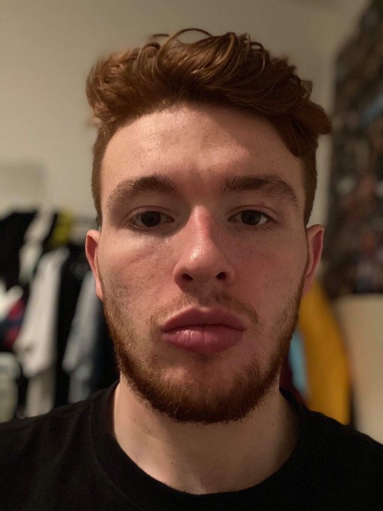 Image may contain: Man, Beard, Person, Human, Face