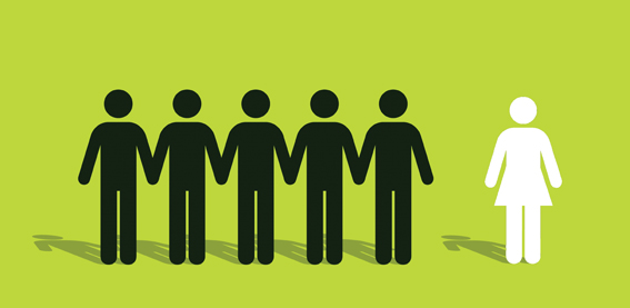 Men outnumber women