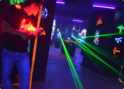 Laser quest - brings out the 8 year old in all of us