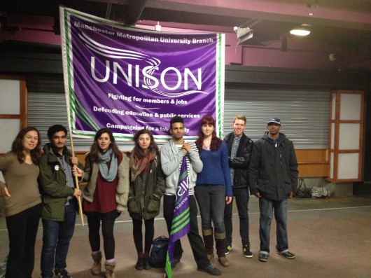 Students also got involved with the protests