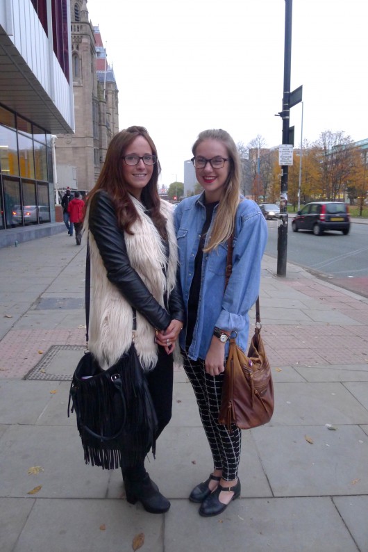 Lauren and Danni are 1st year Fashion students. Their style is influenced by fashion blogs, high street fashion, and magazines such as LOOK.
