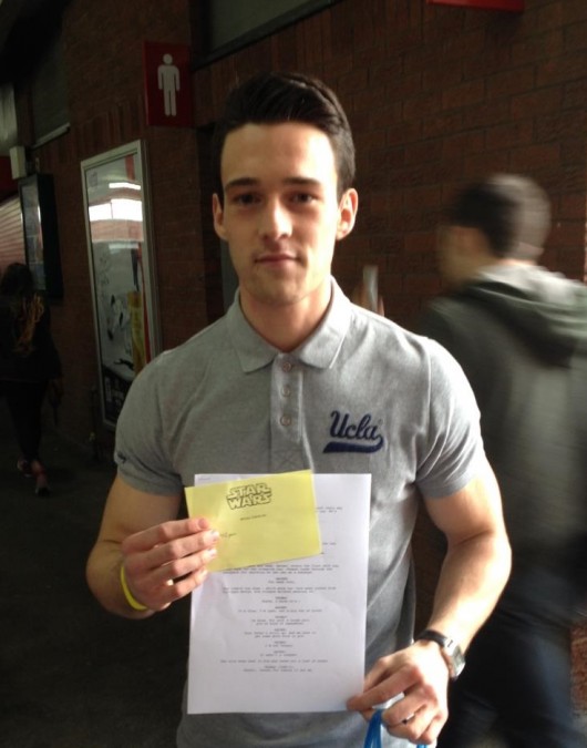 Luke with his callback script