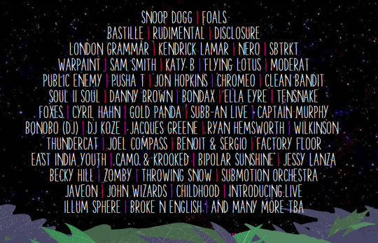 the tab parklife line up (2)