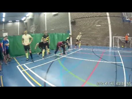 Playing dodgeball before it all went wrong